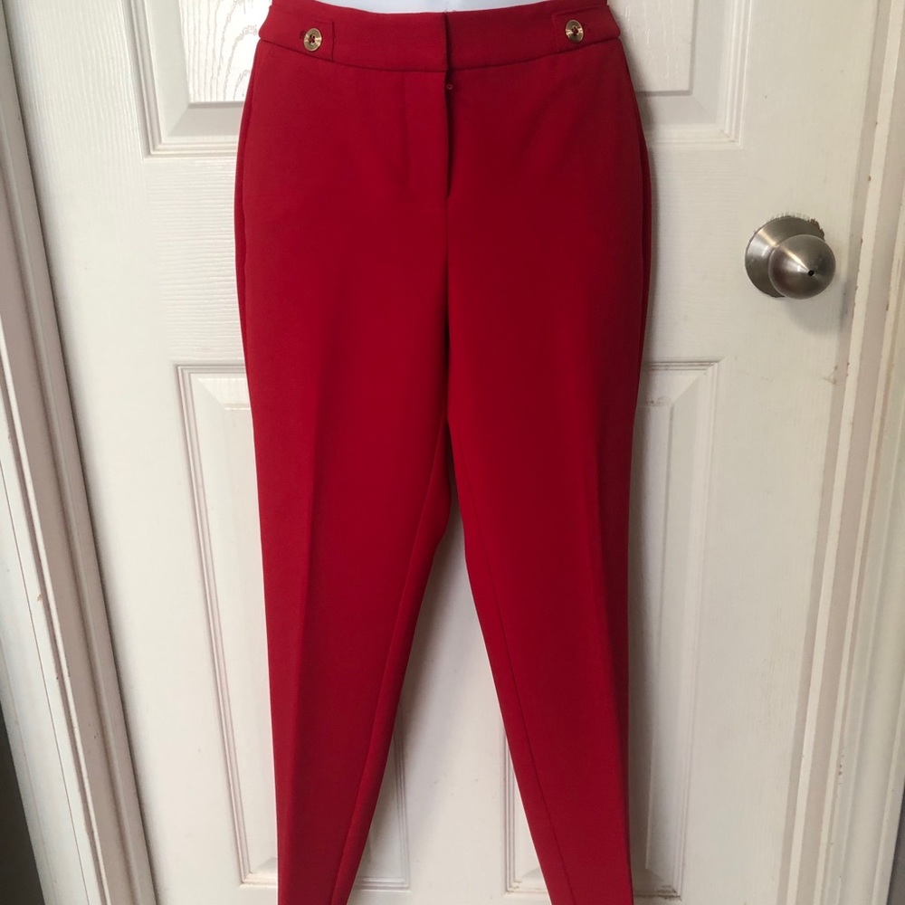 White House Black Market Red Pants